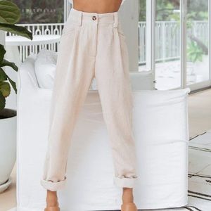 Petal & Pup Cream Corduroy Pants